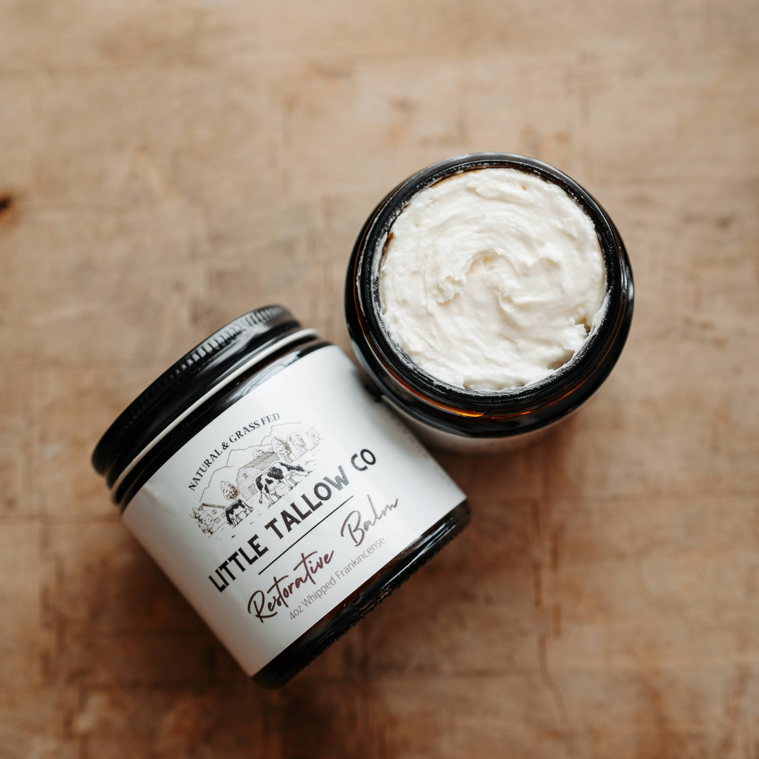 Restorative Whipped Tallow Balm - 4oz Glass Jar