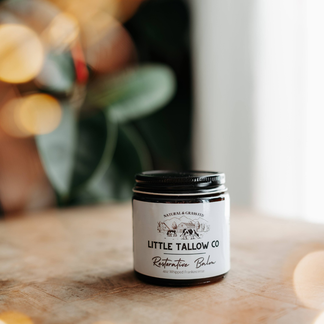 Restorative Whipped Tallow Balm - 4oz Glass Jar