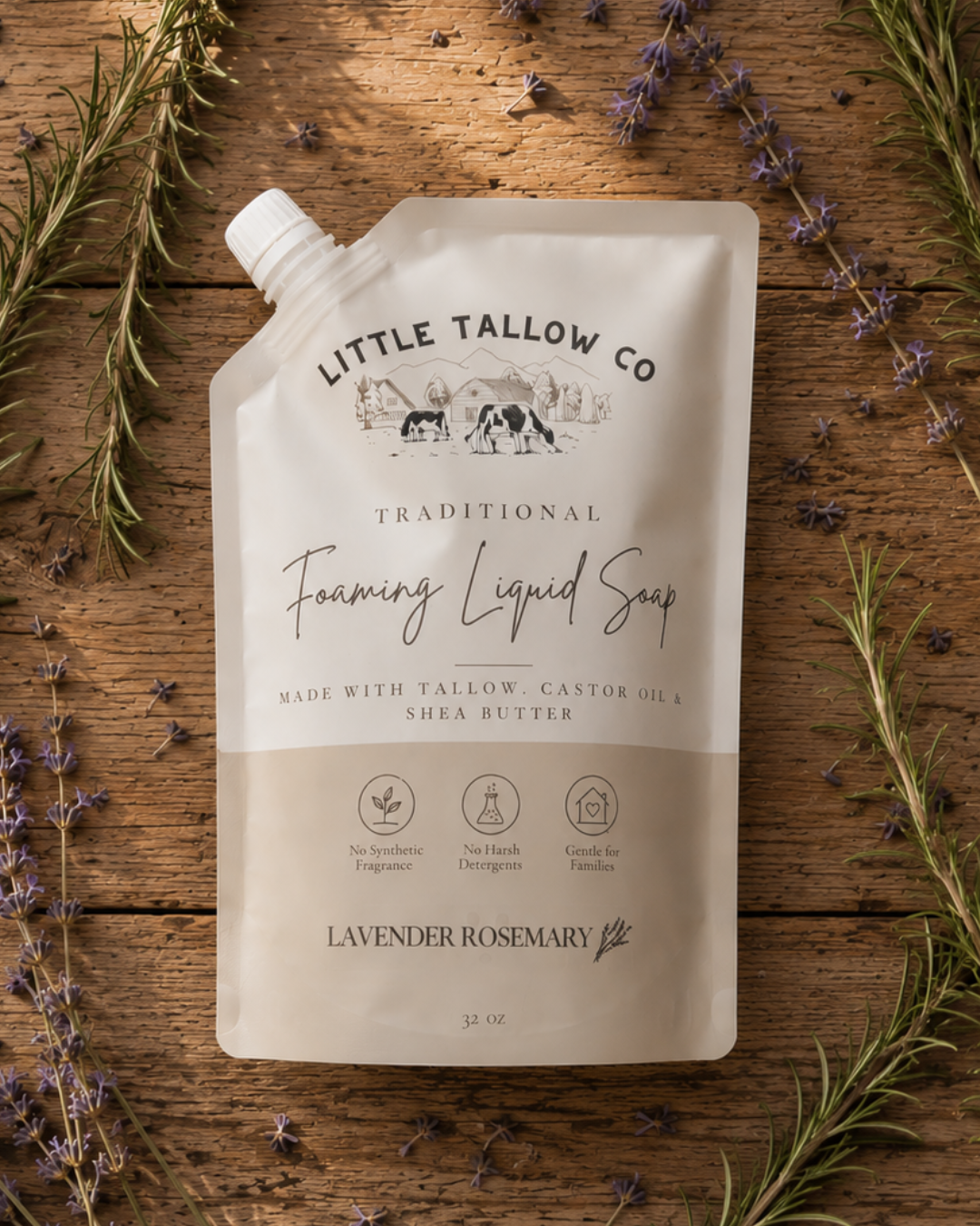 Tallow Liquid Soap Trio