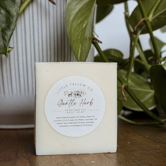 Gentle Herb Tallow Bar Soap