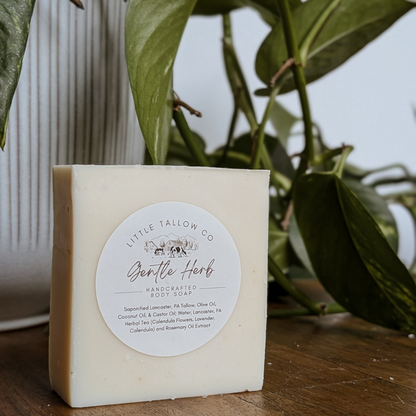 Gentle Herb Tallow Bar Soap