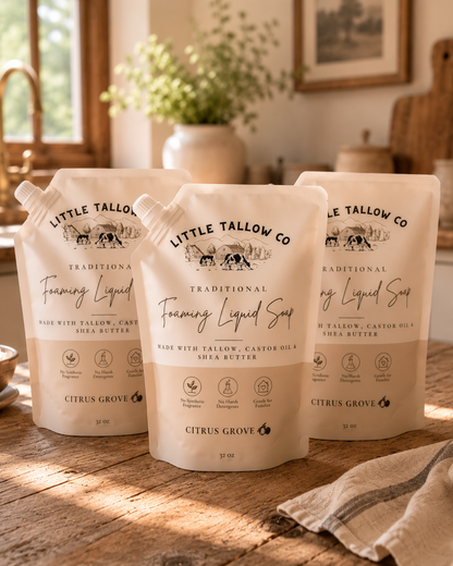 Tallow Liquid Soap Trio