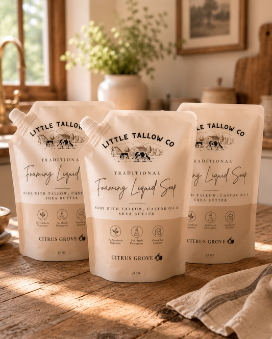 Tallow Liquid Soap Trio